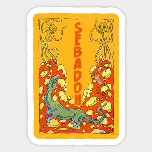 Sebadoh -------- Original Retro Fan Design Sticker